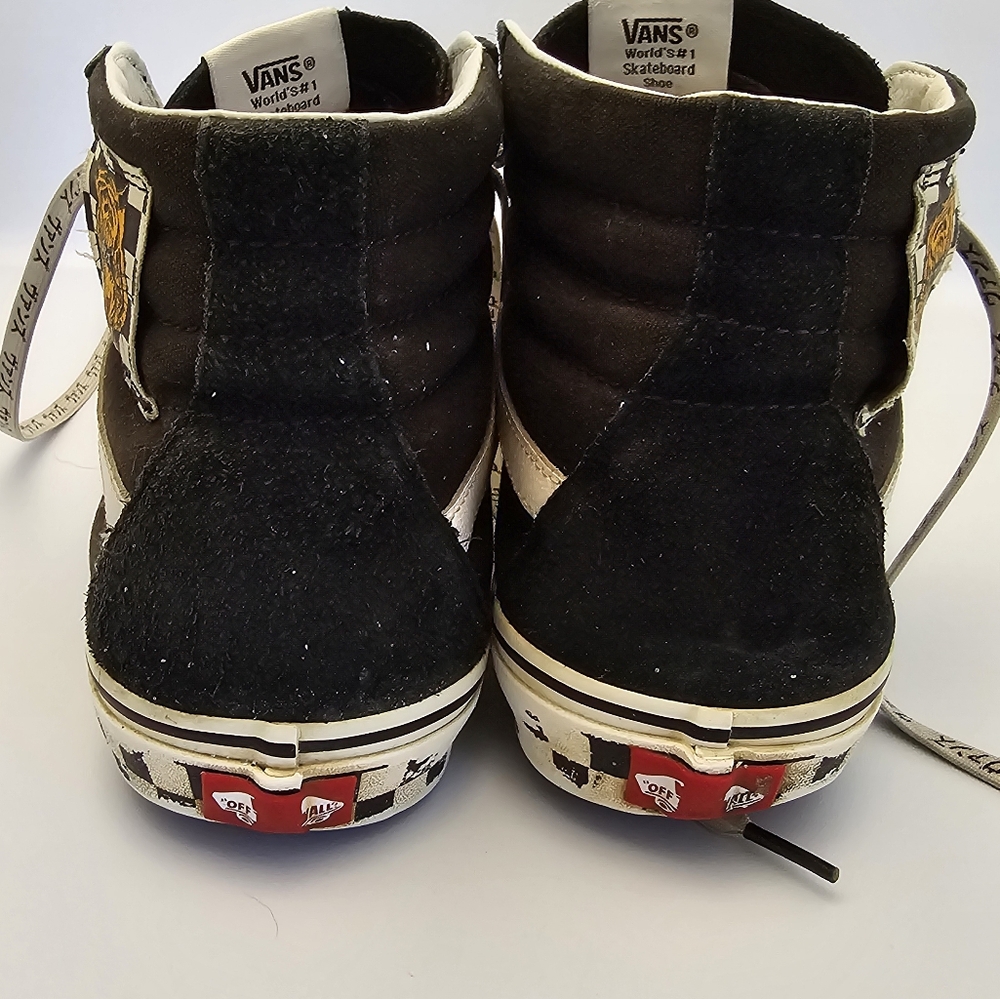 Authentic Vans UNISEX Tiger Check High Top- Mens 12, Womens 10.5 - Picture 7 of 8